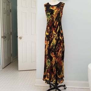 Italian Bias Cut Linen Dress